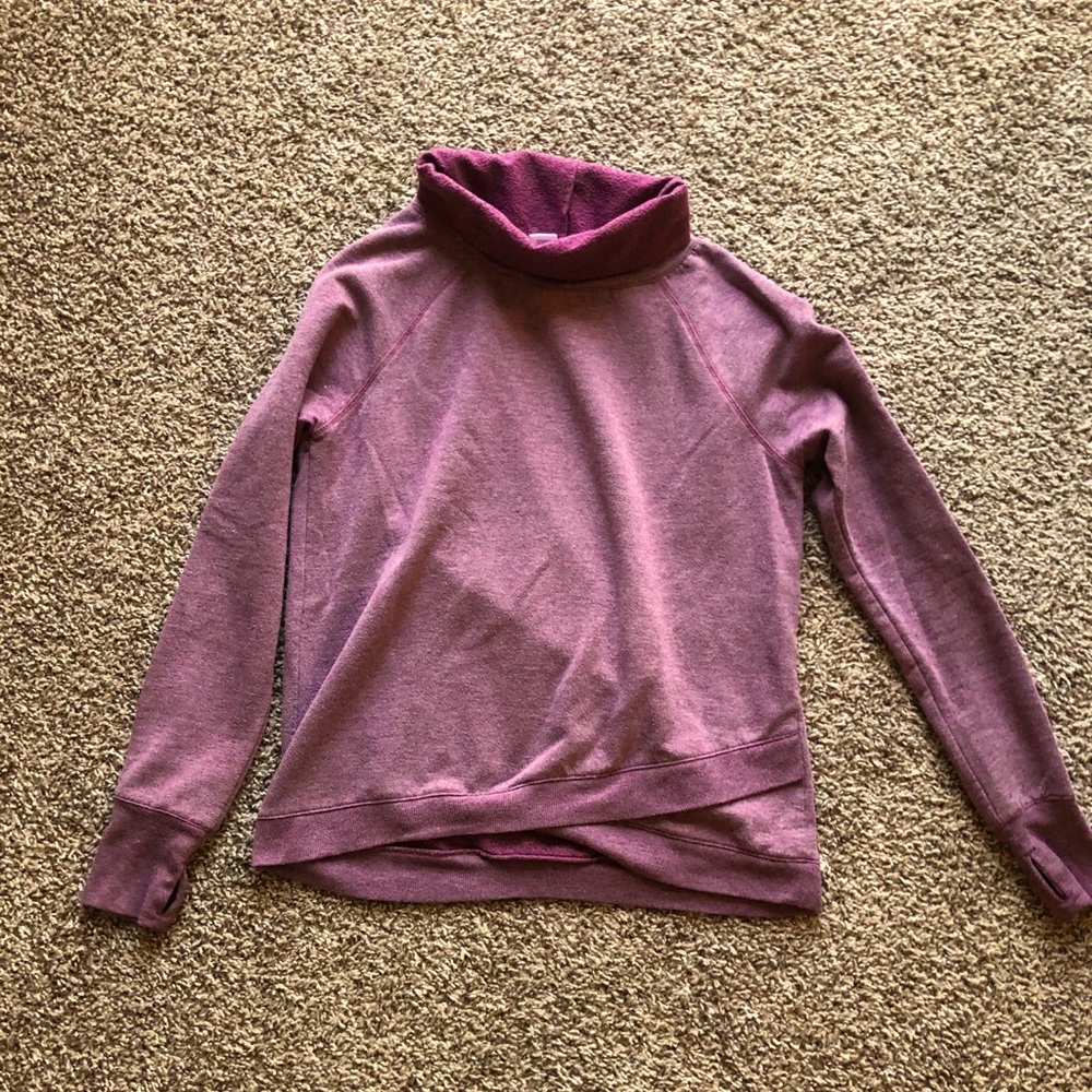 cowl neck sweatshirt